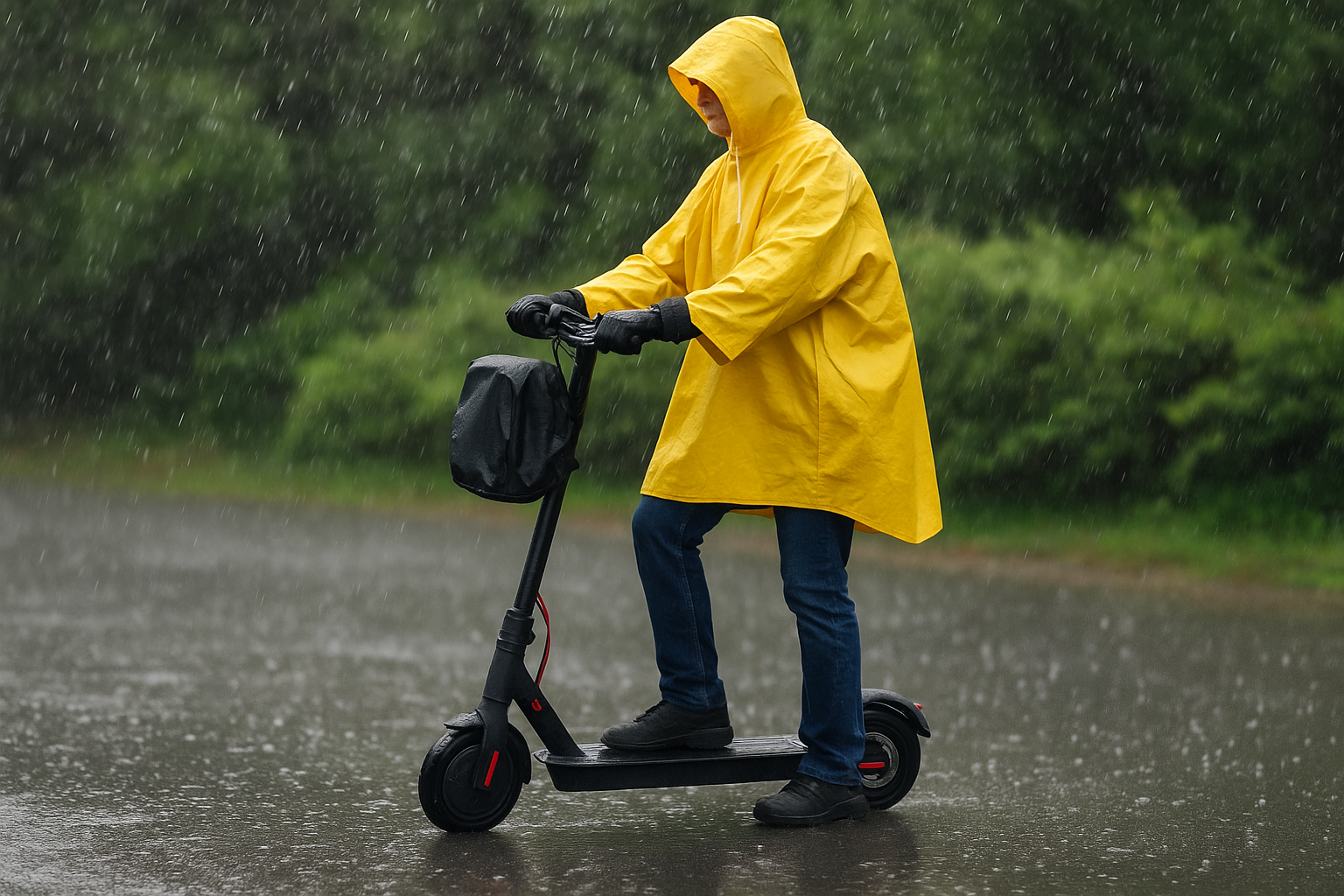 E-Scooter Regenschutz: So fährst du sicher und trocken bei Regen