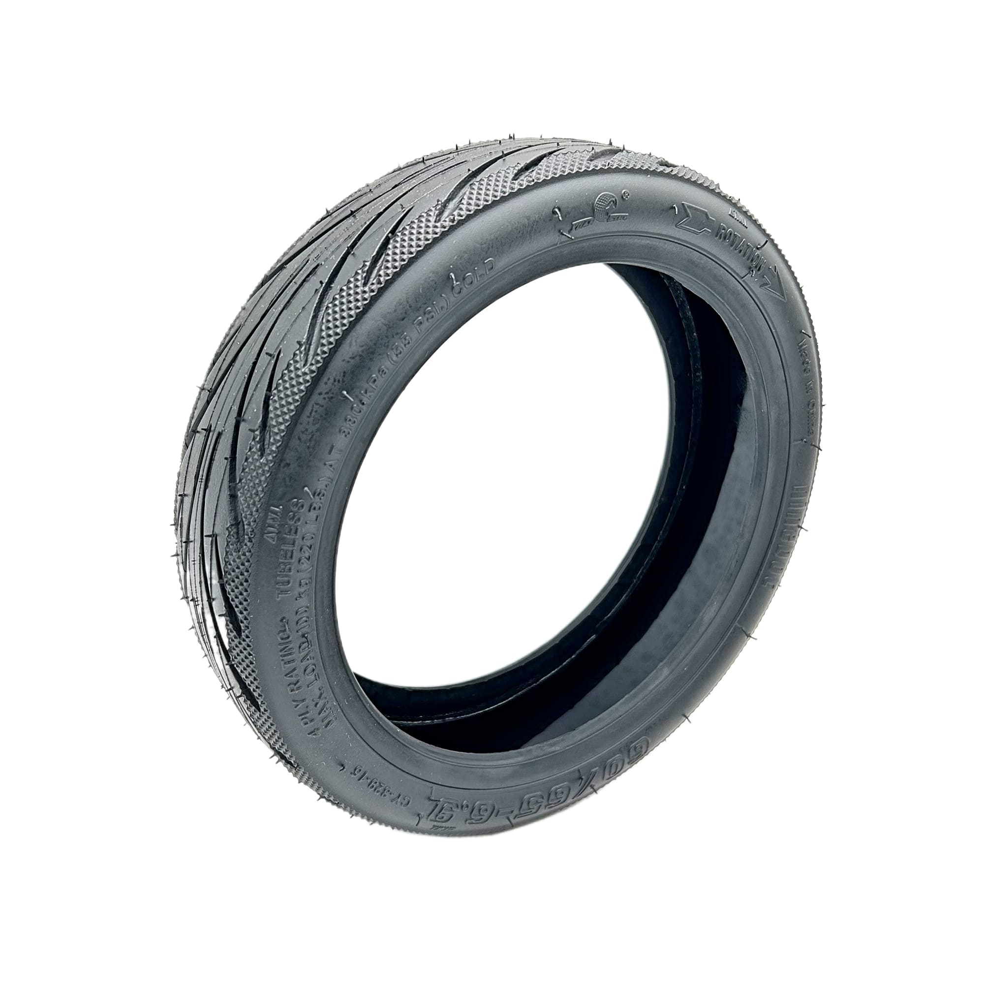 Pneu Sans Chambre à Air 60/65-6.9 Pour Ninebot Max G2/G65/F3 – Auto-réparant, Tout-terrain, Arrière, 100 Kg Max