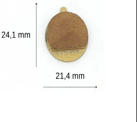 Rambomil - Bremsbeläge 18,3mm Keramik
