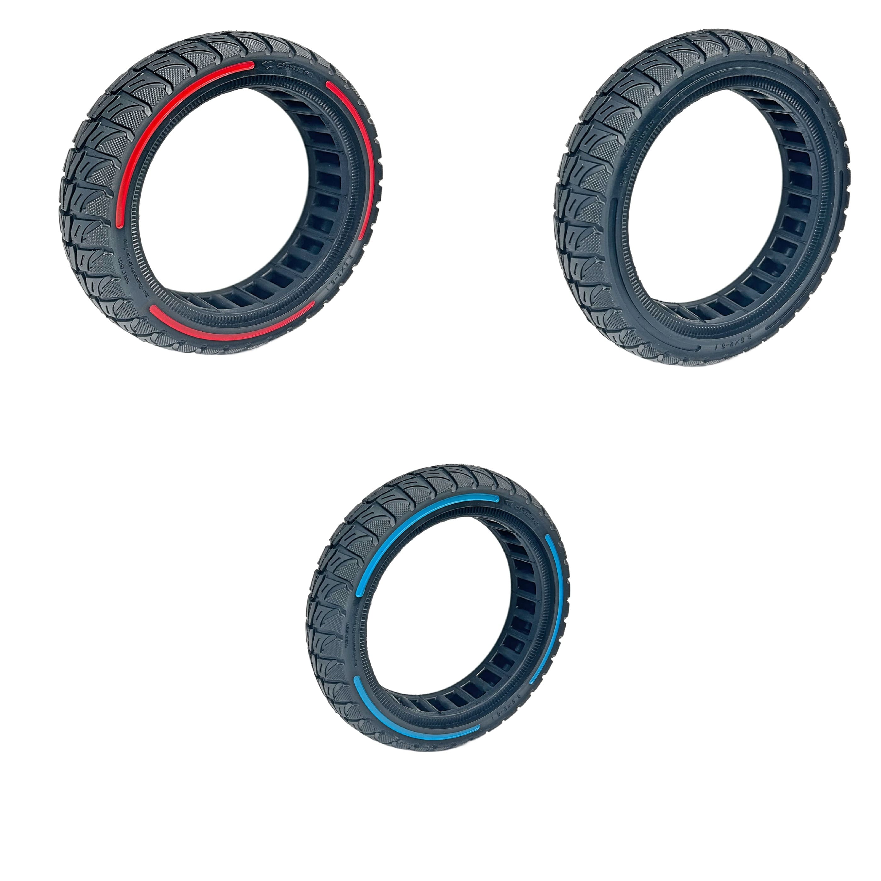 E-Scooter Vollgummireifen 8,5x2" Offroad Xiaomi, Soflow One, Trittbrett