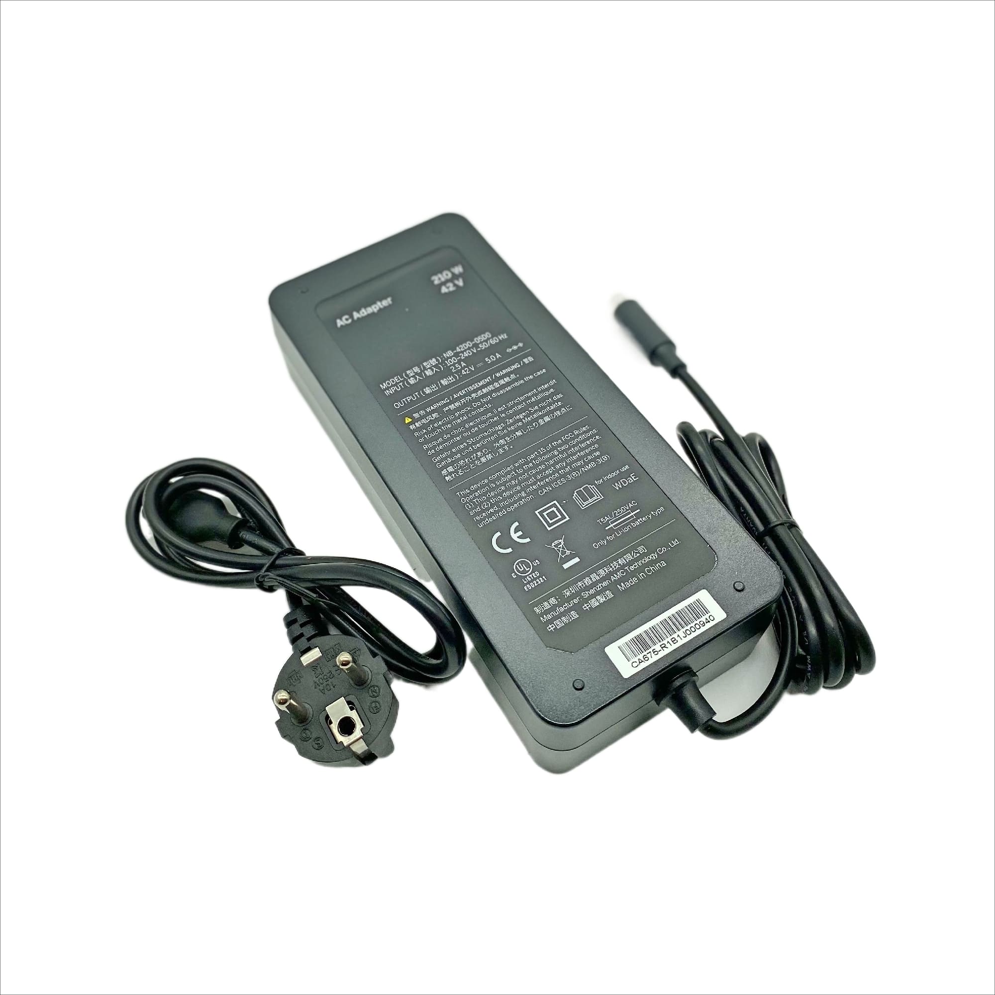 Ninebot Max Schnellladegerät 42V 5A 210W