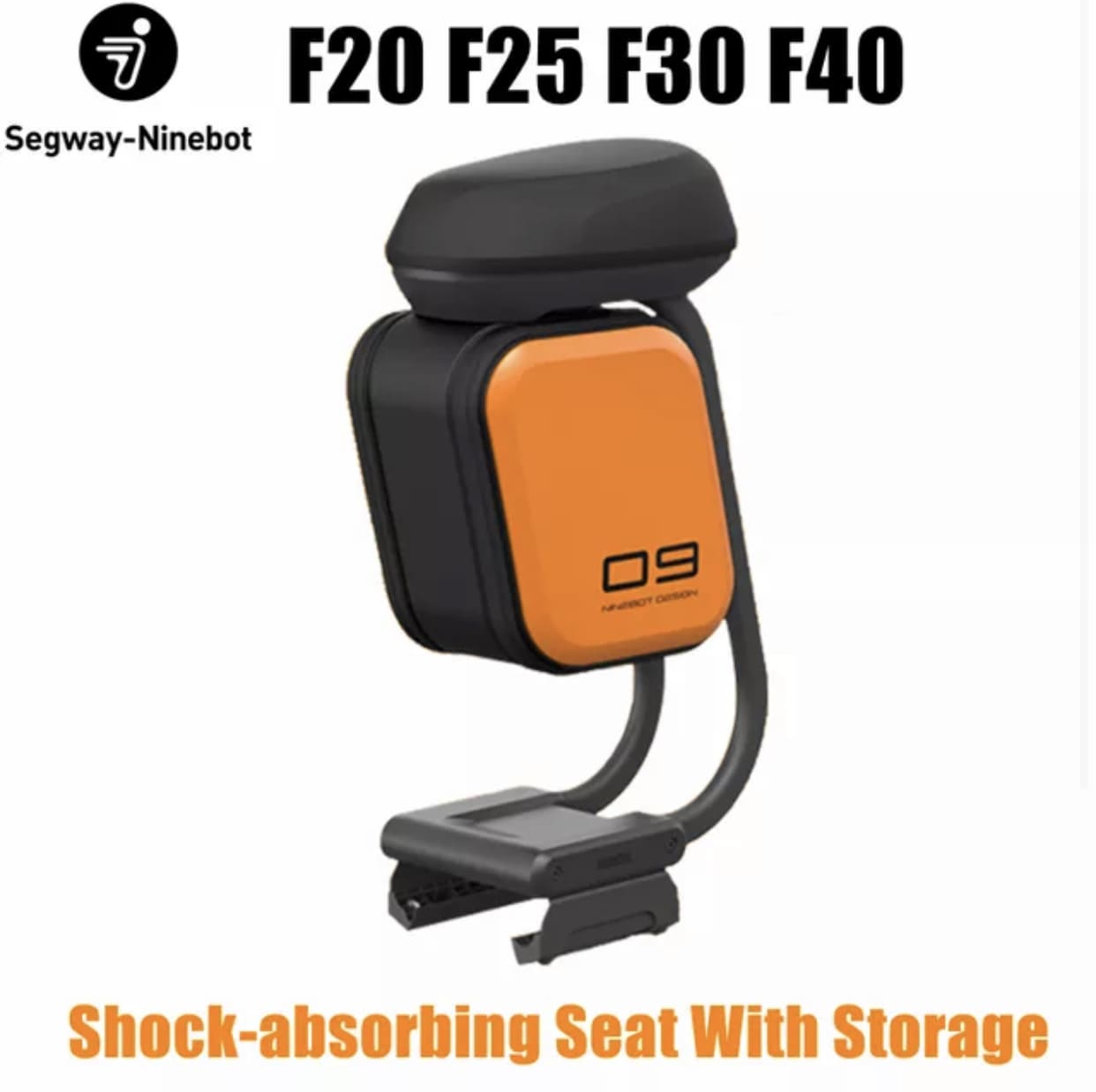 Ninebot Sitz mit Case für F2, F2Pro, F20, F25, F30, F40, D28, D38 (kein G2, G30, F65)