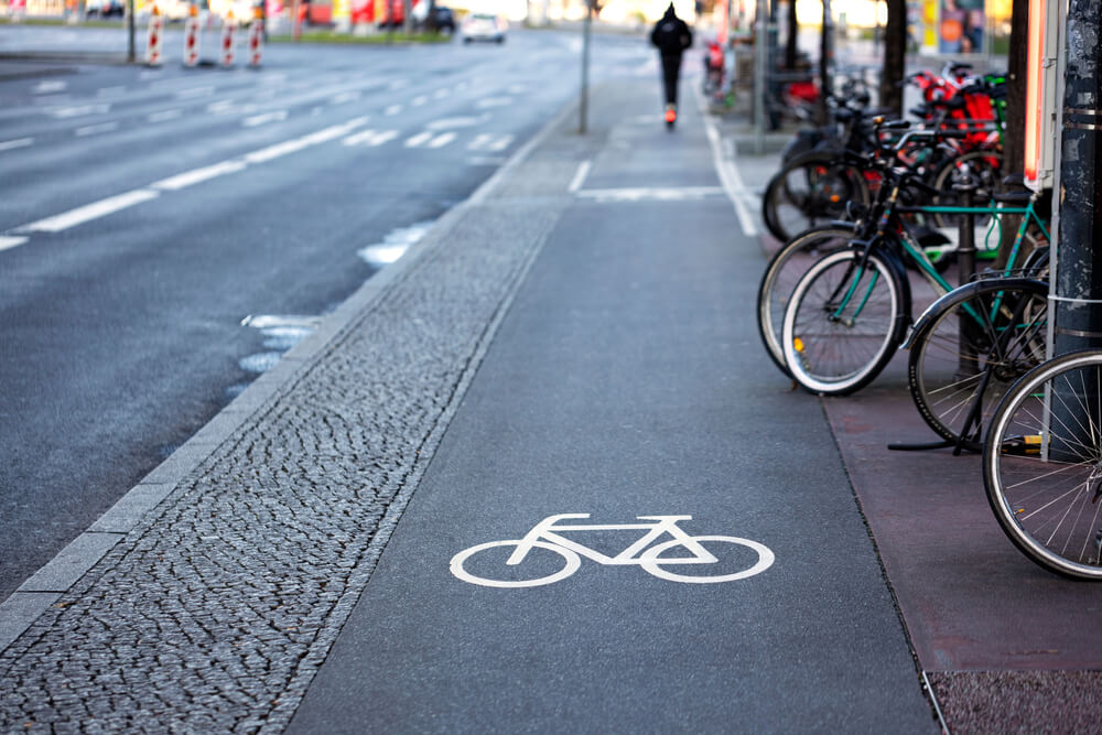 E-Scooter Radweg
