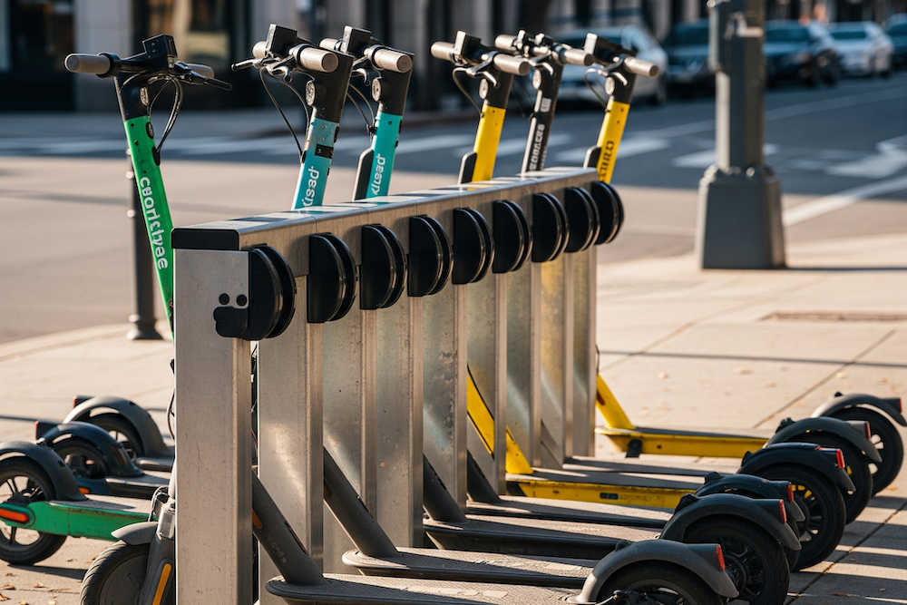 -Scooter Ständer: Ordnung, Sicherheit und Nachhaltigkeit für die Stadt