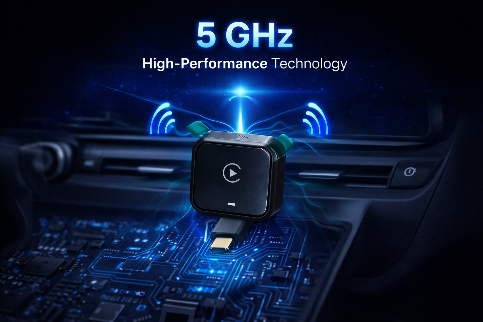 AI+ Wireless Apple & Android CarPlay Adapter
Verwandle dein CarPlay in 10 Sekunden kabellos