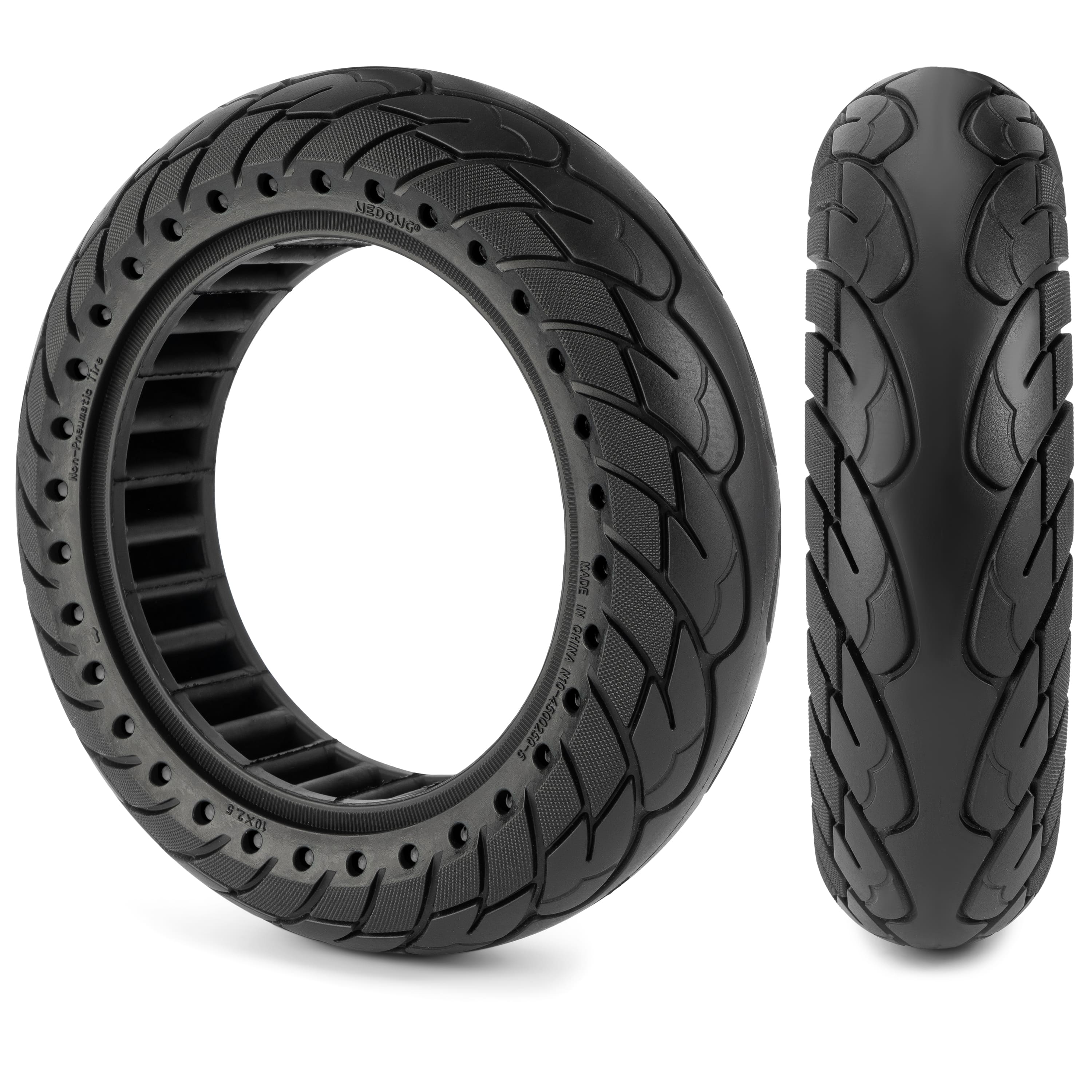 Schlauchloser Pannenschutz-Reifen 10x2,5 Zoll – Ideal Für Ninebot Max G2 & Xiaomi Mi 5 Pro, Flexibles Material, Starker Grip, Vibrationsarm Mit Ventil